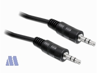 Delock Audio Kabel 3.5mm Klinke - 3.5mm Klinke 2.5m