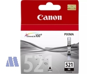 Tinte Canon CLI-521BK Photoschwarz für iP3600/4600/4700 MP540/620/630/980