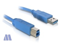 Delock USB3.0 Anschlusskabel 1.8m Stecker A/Stecker B