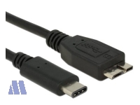 Delock USB3.1 Type-C™ Anschlusskabel 1.0m Stecker C / Micro B