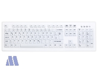 Active Key AK-C8100F-U1-W/GE desinfizierbare Tastatur USB, weiß