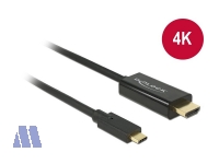 Delock USB Kabel Type-C™ Stecker -> HDMI Stecker 4K 3m, schwarz