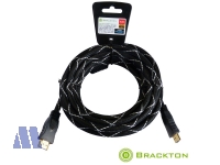 Brackton Ultra HD 4K 3D Professional mit Ethernet HDMI 2.0a Kabel 0.5m St/St