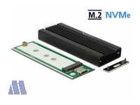 Delock Externes Gehäuse M.2 NVMe™ -> 10Gbps (USB 3.1 Gen 2) USB Type-C™