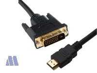 Brackton 4K 3D Basic DVI -> HDMI Kabel 3.0m St/St