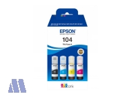 Tinte Epson EcoTank 104 Multipack 4-farbig