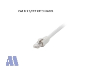 equip Patchkabel Cat.8.1 S/FTP HF 1m mit Nasenschutz grau