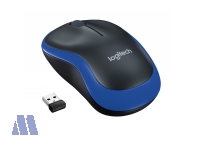 Logitech Wireless Maus M185 USB, blau