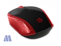 HP Wireless Maus 200 rot/schwarz