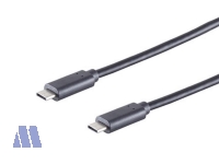 Brackton USB 3.1 Gen 2 Type-C™ Anschlusskabel 1m Typ-C Stecker/Stecker