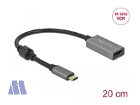 Delock USB Type-C™ -> HDMI Adapter 4K 60Hz (HDR) aktiv