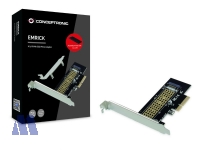 Conceptronic EMRICK05BS PCI Express x4 Karte -> 1x NVMe M.2 Key M