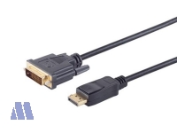 Brackton 4K Display Port 1.2 -> DVI Kabel 2.0m St/St