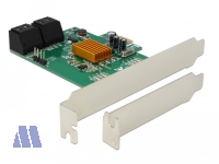 Delock Speicher-Controller 4 SATA 6Gb/s PCIe 2.0 x1