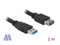 Delock Verlängerungskabel USB3.0 Typ-A Stecker -> USB3.0 Typ-A Buchse 2.0 m