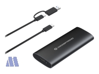 Conceptronic Gehäuse M.2 NVMe™ -> 10Gbps (USB 3.2 Gen 2) USB Type-C™