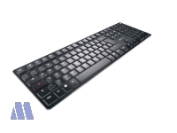 Cherry KW X ULP ultraflache beleuchtete Tastatur, schwarz