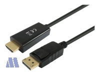 equip Display Port 1.2 -> HDMI Kabel 4K/30Hz St/St 2.0m