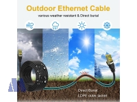 equip outdoor Patchkabel Cat.6a S/FTP 1m schwarz