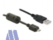 Delock USB2.0 Anschlusskabel 2.0m Stecker micro-B/Stecker A