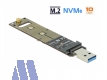 Delock Konverter M.2 NVMe™ PCIe™ SSD mit USB 3.1 Gen 2