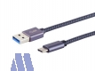 Brackton USB 3.2 Kabel Stecker A auf Stecker C Gen.2 10Gbps 50W 1.5m