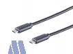 Brackton USB 3.1 Gen 2 Type-C™ Anschlusskabel 1m Typ-C Stecker/Stecker