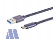 Brackton USB 3.2 Kabel Stecker A auf Stecker C Gen.2 10Gbps 50W 2.0m