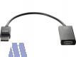 HP Adapter 4K Display Port Stecker -> HDMI Buchse 0.15m