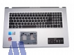 Acer Gehäuseoberteil mit Tastatur für Aspire 5 A517-52 spanisch beleuchtet