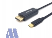 equip USB Kabel Type-C™ Stecker -> Displayport 1.2 Stecker 4K/60Hz 1m, schwarz