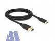 Delock USB3.2 Gen 2 Anschlusskabel Typ-A Stecker -> Type-C™ Stecker 2.0m