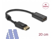 Delock Adapter DisplayPort 1.2 Stecker -> HDMI Buchse 4K Passiv