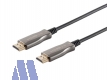 Brackton 4K 60Hz HDMI Anschlusskabel AOC Glasfaser Metall Stecker schwarz 100m