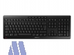 Cherry STREAM Tastatur, wireless, schwarz