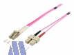 equip LWL Kabel LC/SC 50/125?m OM4 LSOH 2m violett