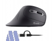 equip Vertikale ergonomische USB-C + A Maus schwarz